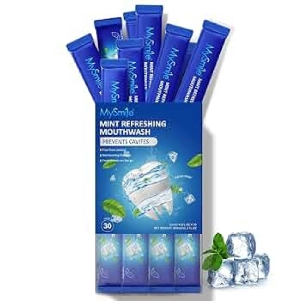 MySmile Mint Refreshing Mouthwash 30 On The Go Packets